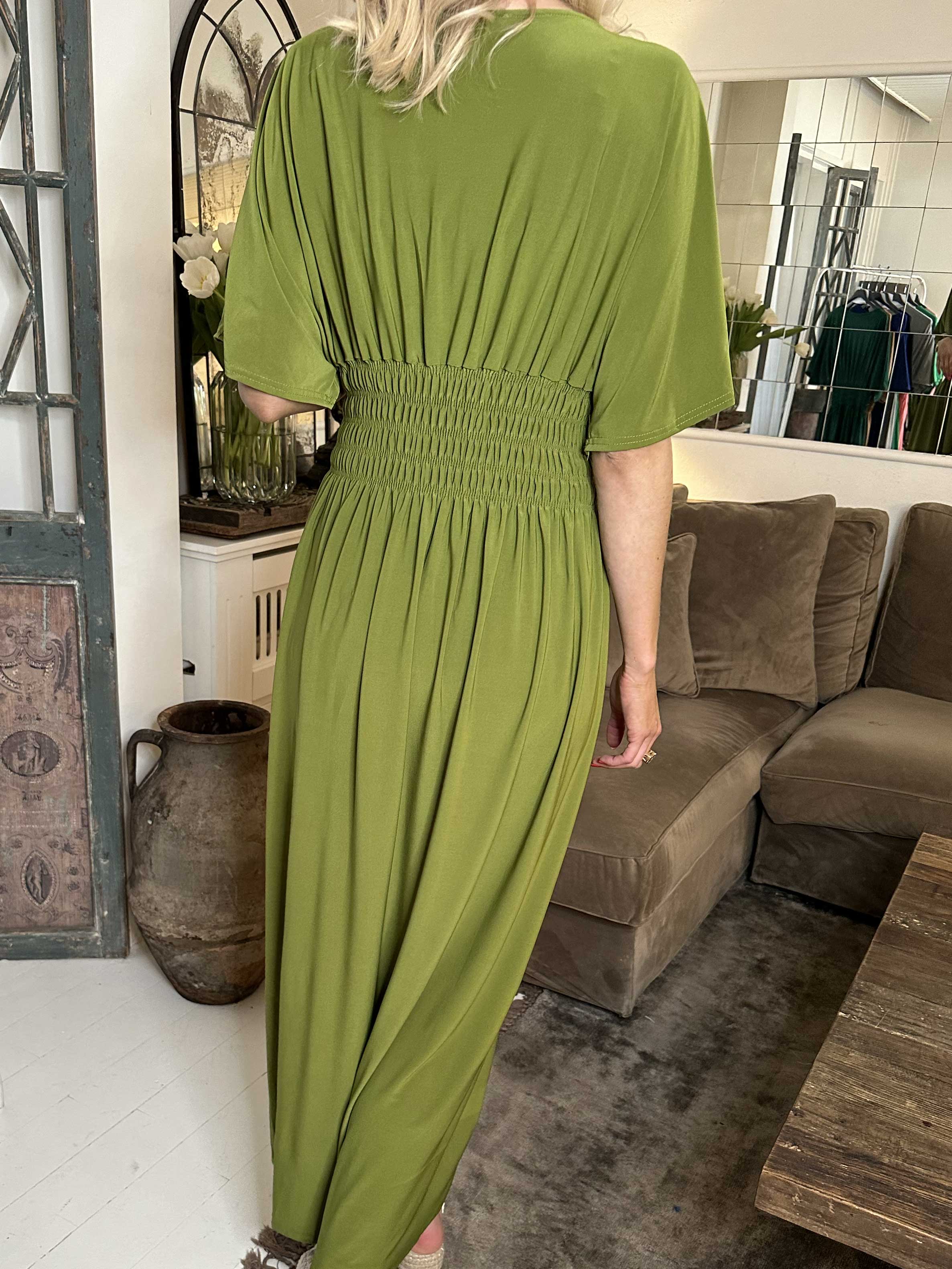 Pams Plain - Elastisk kjole med smock